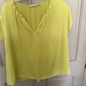 Calvin Klein Women's Vibrant Green Blouse